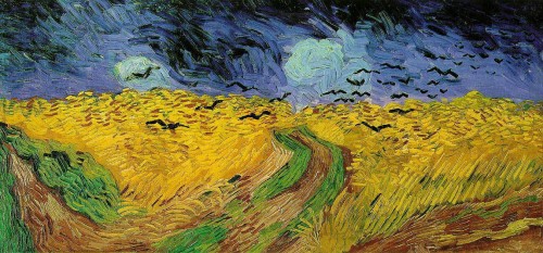 Campo di grano con volo di corvi, Vincent Van Gogh